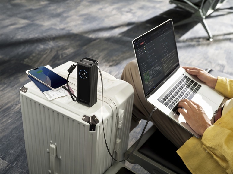 Powerbank EcoFlow RAPID 25000mAh, 170W, 2x100W USB-C kabel čierny Powerbank EcoFlow RAPID 25000mAh, 170W, 2x100W USB-C kabel čierny