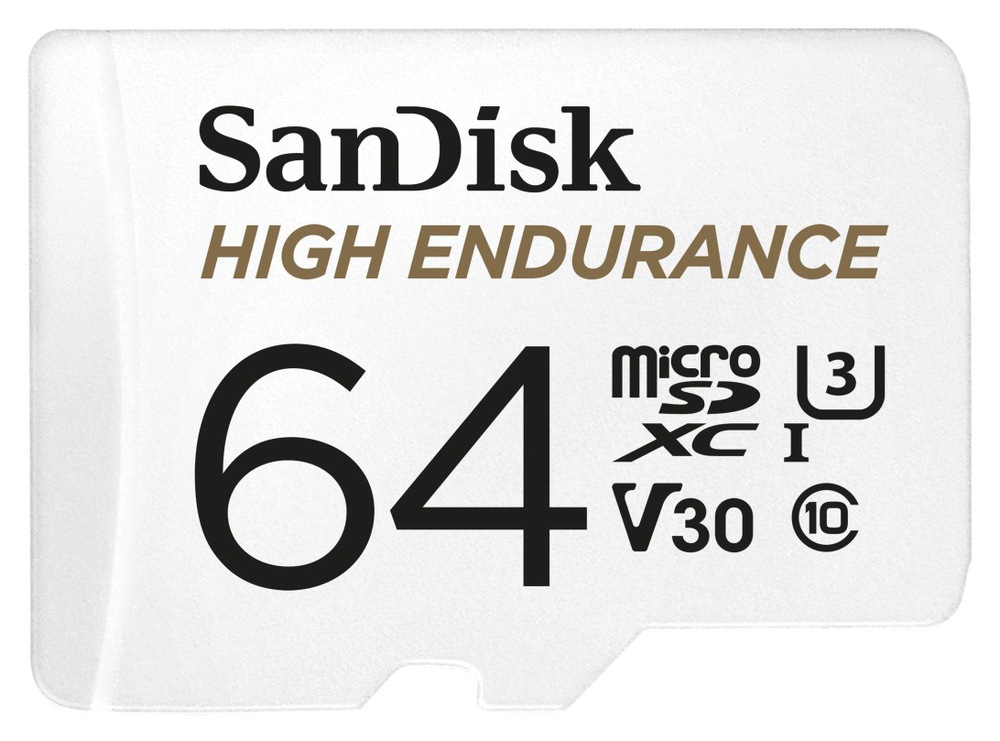 Pamäťová karta SANDISK Micro SDXC High Endurance Video 64 GB + adaptér Pamäťová karta SANDISK Micro SDXC High Endurance Video 64 GB + adaptér