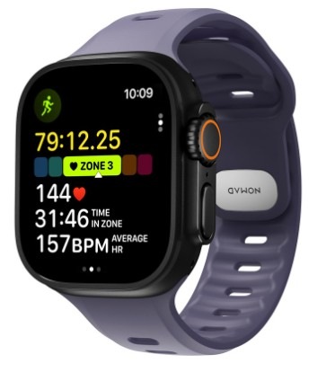 Remienok NOMAD Tempo Band na Apple Watch 49/Ultra/Ultra 2/Ultra 3 fialový Remienok NOMAD Tempo Band na Apple Watch 49/Ultra/Ultra 2/Ultra 3 vo fialovej farbe