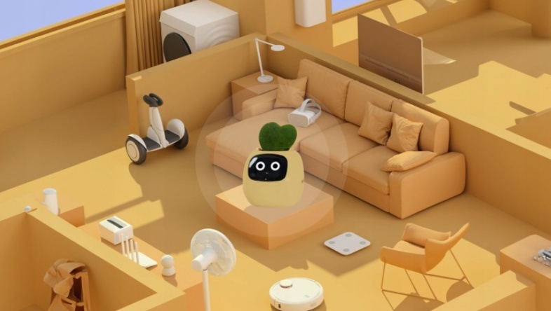 Inteligentný kvetináč Plantsio IVY žltý Chytrý kvetináč Plantsio IVY - žltá