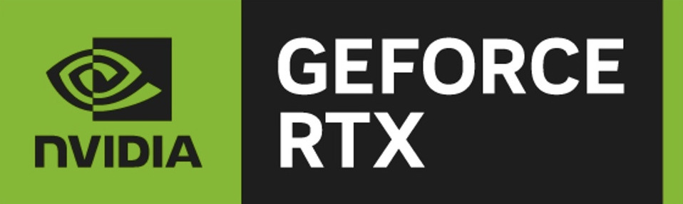 Notebook Lenovo Legion Pro 5 16IAX10H čierny Logo grafického radu NVIDIA GeForce RTX použité v notebooku Lenovo Legion Pro 5 16IAX10H