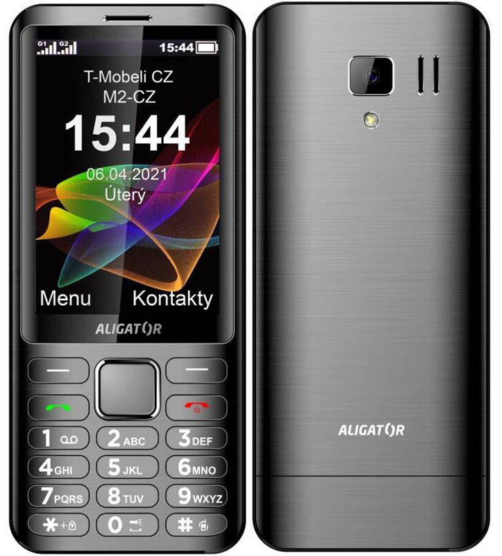 Mobilný telefón Aligator D950 Dual Sim sivý