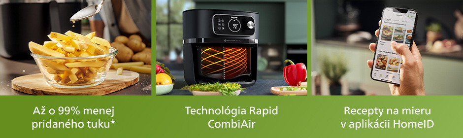 Fritéza teplovzdušná Philips Airfryer 8,3 l, Connected HD9880/90 čierna Fritéza teplovzdušná Philips Airfryer 8,3 l, Connected HD9880/90 čierna