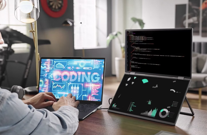 Monitor Acer PD243YEbmiuux čierny Pripojenie k notebooku a zobrazenie viac informácií na monitore Acer