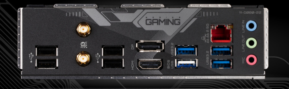 Základná doska GIGABYTE B760M GAMING X AX Vďaka bohatej ponuke dostupných konektorov je možné k základovej doske pripojiť širokú škálu komponentov