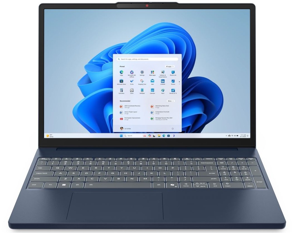 Notebook Lenovo IdeaPad Slim 3 15IRH10 modrý Notebook Lenovo IdeaPad Slim 3 15IRH10 s Windows 11″ width=
