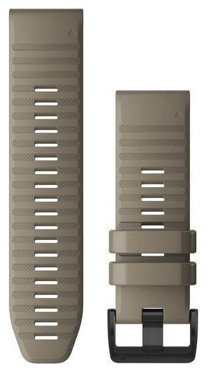 Remienok Garmin QuickFit 26mm, silikónový, béžový, čierna pracka béžový Garmin QuickFit 26 mm pre Fenix 5X/6X, béžová/čierna