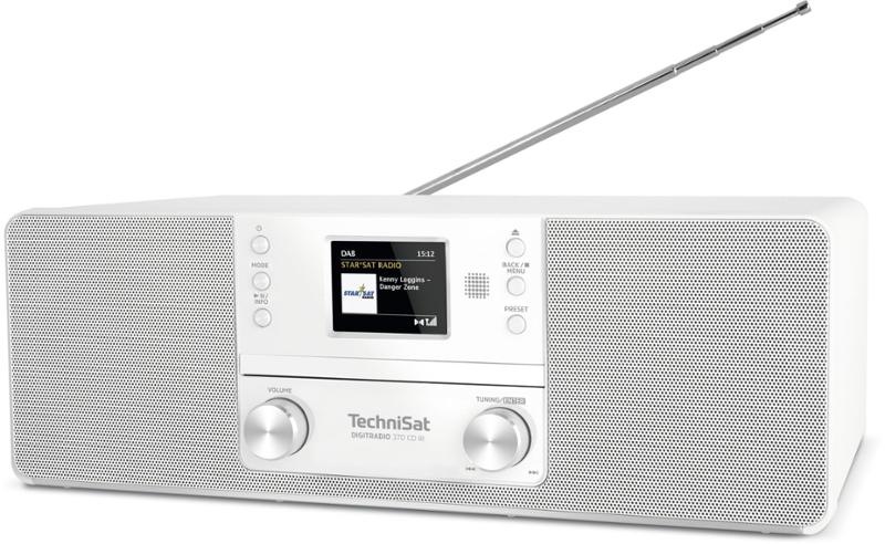Internetový rádioprijímač s DAB+ Technisat DIGITRADIO 370 CD IR biely