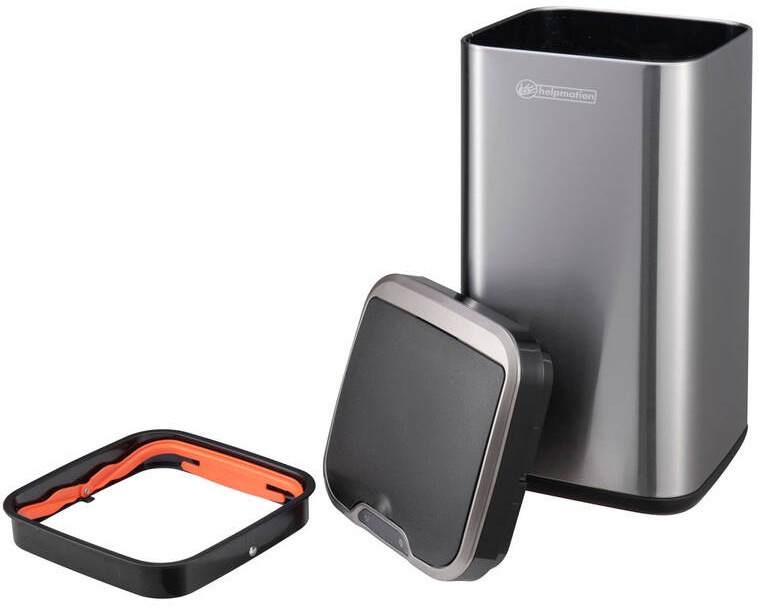 Bezdotykový odpadkový kôš Helpmation CUBE AK6311, 20 l nerez