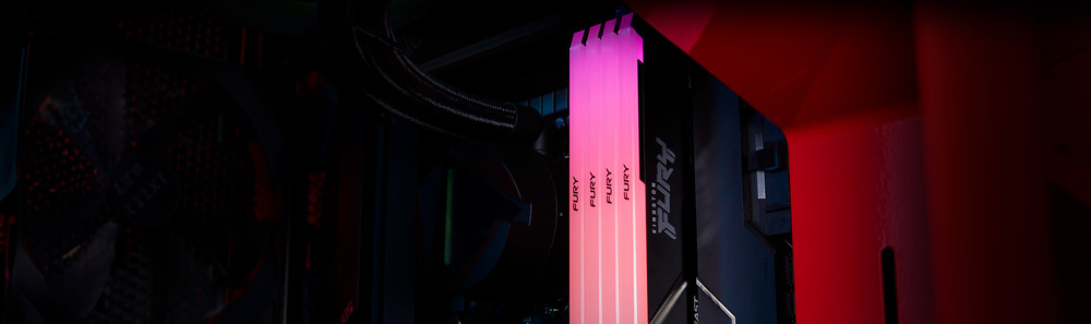 Pamäťový modul Kingston FURY Beast Black RGB 32GB (2x16GB) DDR4 3200MHz CL16 DIMM Kingston FURY Beast Black RGB 32 GB (2× 16 GB) (KF432C16BB2A2-32)