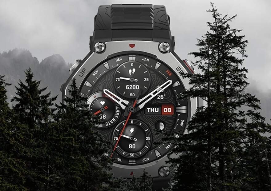 Inteligentné hodinky Amazfit T-Rex 3 červené