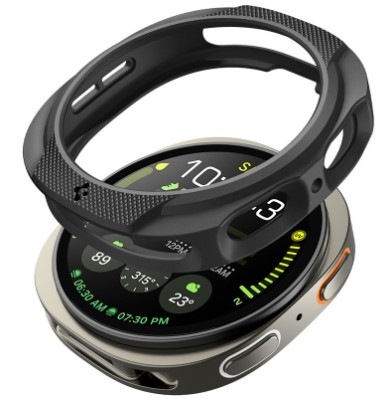 Ochranné puzdro Spigen Liquid Air na Samsung Galaxy Watch 8 (40mm) čierny