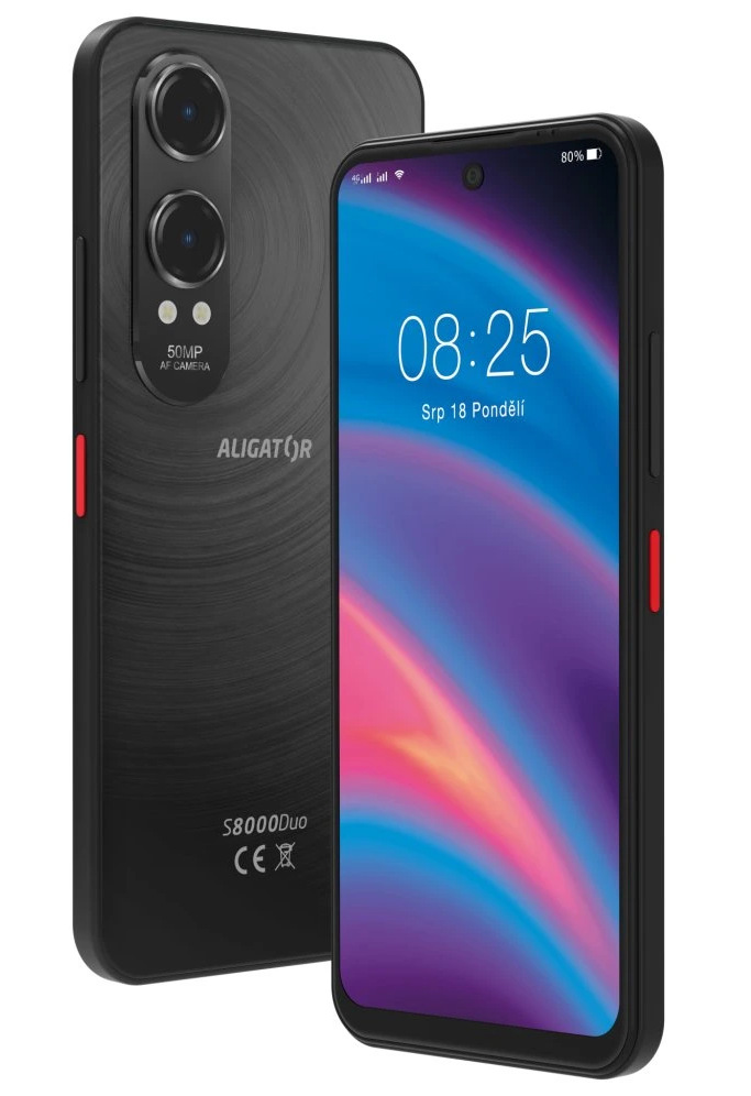 Mobilný telefón Aligator S8000 Senior 4 GB / 128 GB čierny
