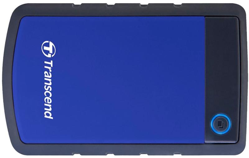 Externý pevný disk Transcend StoreJet 25H3B 1TB čierny/modrý