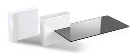 Police Meliconi Ghost Cube Shelf biela