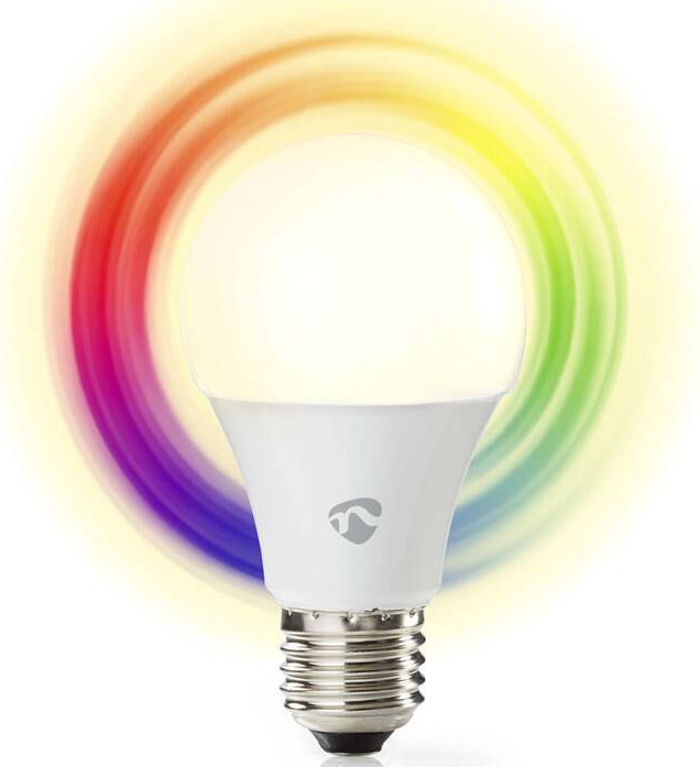 Inteligentná žiarovka Nedis SmartLife klisik, Wi-Fi, E27, 806 lm, 9 W, RGB / Teplá - studená biela
