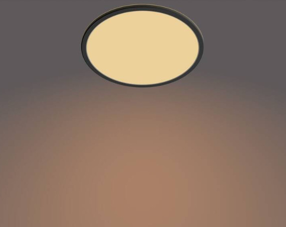 LED stropné svietidlo Philips CL550, Superslim, 18W, IP44, teplá biela čierne Philips CL550, Superslim, 18W, IP44, teplá biela, čierna