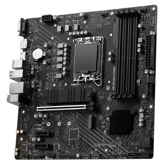 Základná doska MSI PRO B760M-P DDR4 MB MSI PRO B760M-P Intel 1700, mATX
