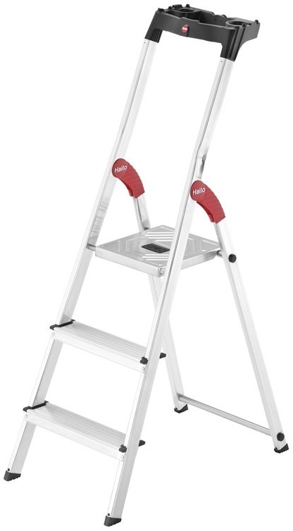 Hliníkové skladacie schodíky HAILO L60 StandardLine 2+1