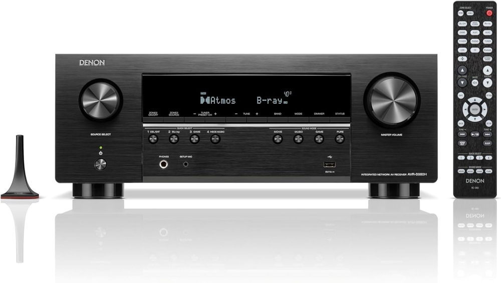 AV Receiver Denon AVR-S980H čierny AV receiver Denon AVR-S980H s diaľkovým ovládačom