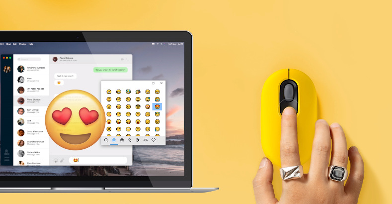 Myš Logitech POP - blast yellow žltá Myš Logitech POP - blast yellow žltá