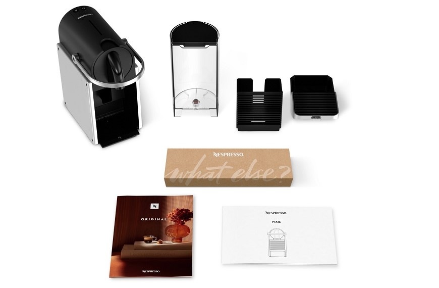 Kapsulový kávovar De'Longhi Nespresso Pixie EN127.S strieborný