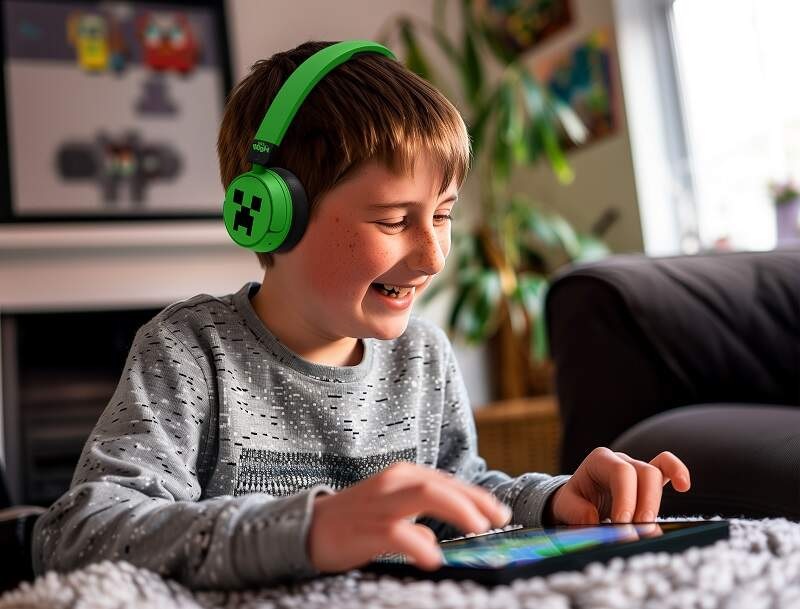 Slúchadlá OTL Technologies Minecraft Creeper Wireless čierna/zelená Slúchadlá OTL Technologies Minecraft Creeper Wireless čierna/zelená