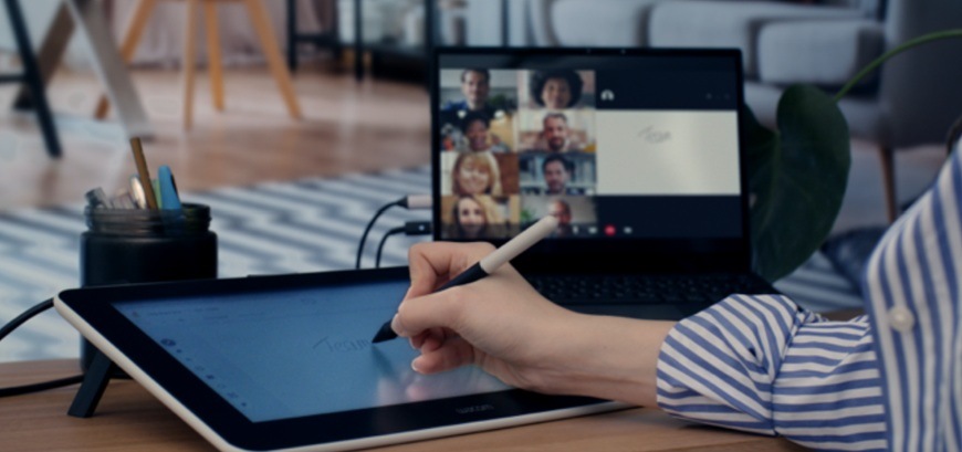 Grafický tablet Wacom One By Medium čierny/červený