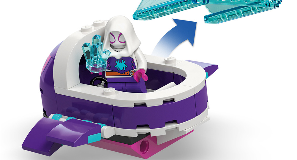 Stavebnica LEGO® Marvel Spidey a jeho fantastickí priatelia 11207 Spidey: Podmorské vozidlá Tri ponorky je možné kombinovať s ďalšími modelmi LEGO Marvel a vytvoriť tak pestrý podmorský svet pre spoločné hranie.