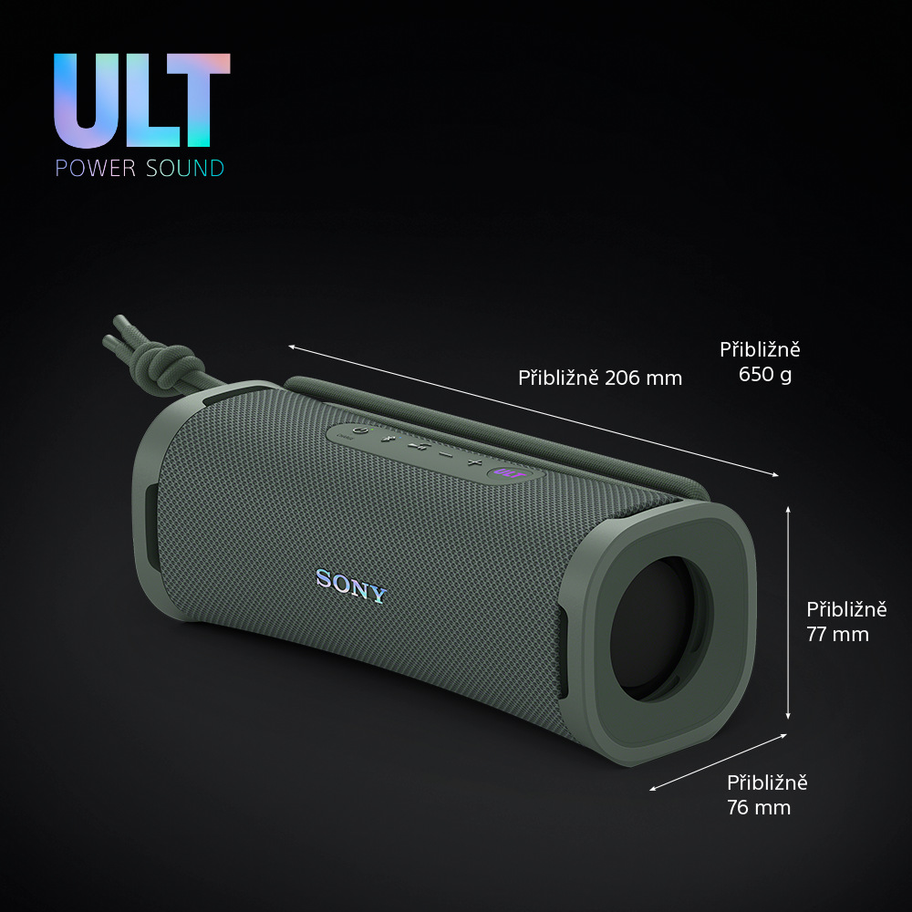 Prenosný reproduktor Sony ULT FIELD 1 sivý/zelený Prenosný reproduktor Sony ULT FIELD 1, zelená
