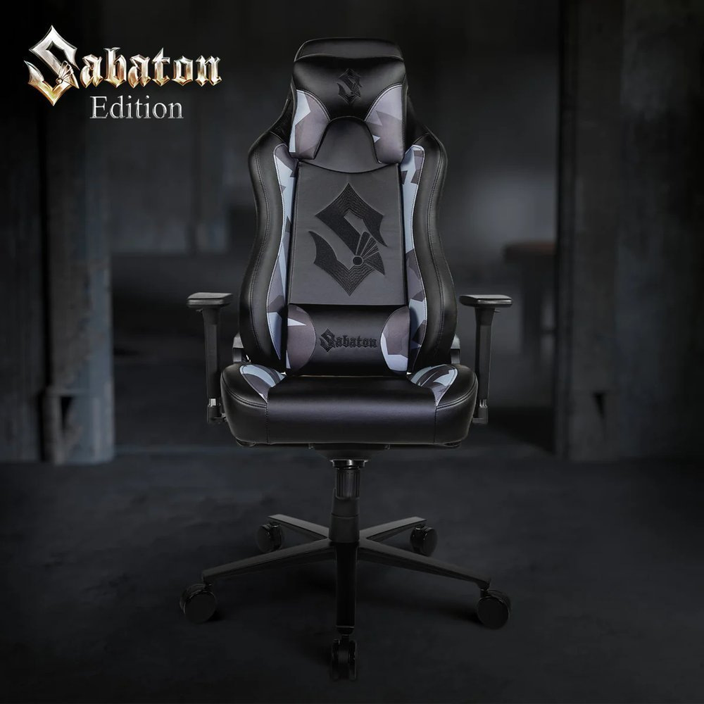 Herná stolička Arozzi VERNAZZA Sabaton Edition čierna Špeciálna edícia Herné stoličky Arozzi VERNAZZA