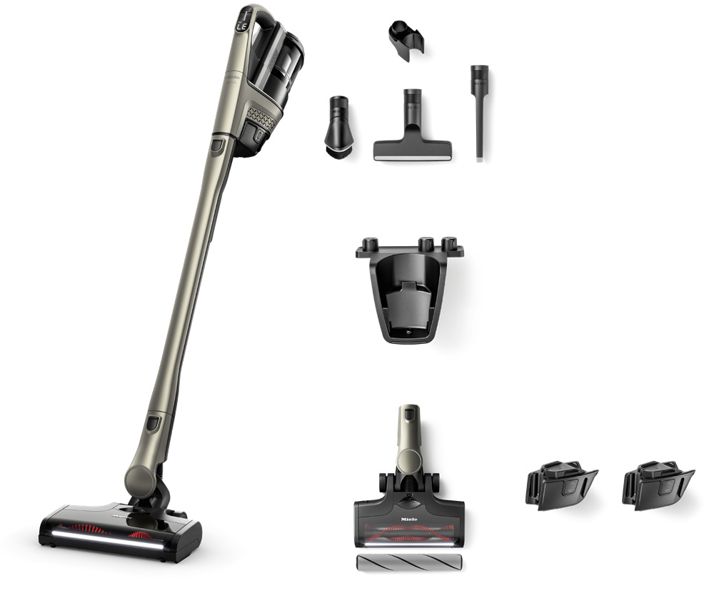 Tyčový vysávač Miele Triflex HX3 Plus PearlFinish titánová farba Tyčový vysávač Miele Triflex HX3 Plus s príslušenstvom