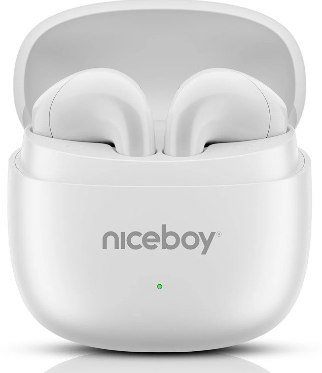 Slúchadlá Niceboy Beans 5 POP s nabíjacím puzdrom.
