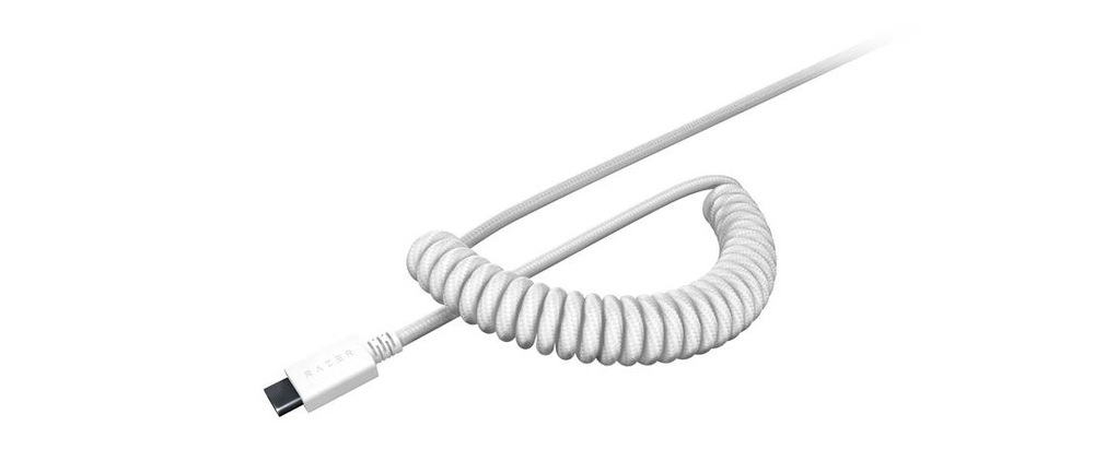 Klávesy Razer PBT Keycap + Coiled Cable Upgrade Set - US/UK biele Klávesy Razer PBT Keycap + Coiled Cable Upgrade Set - US/UK biele