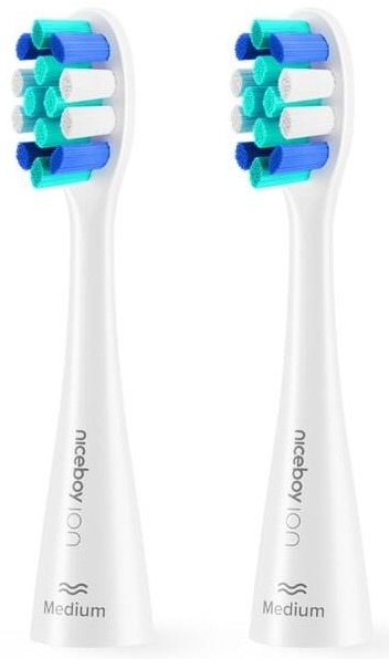 Náhradné hlavice Niceboy ION Sonic Lite Medium white (2 ks)