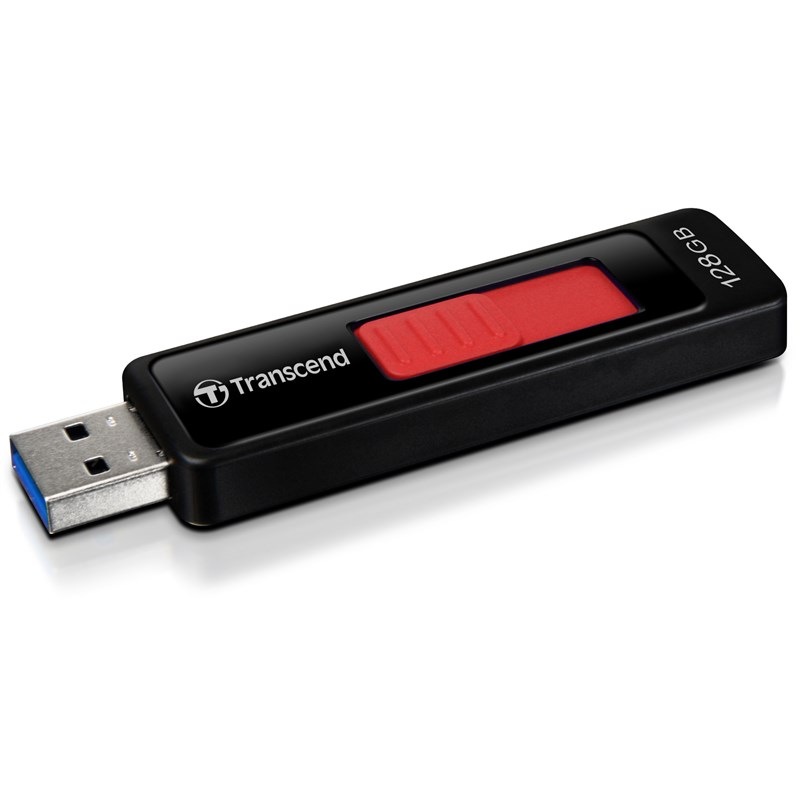 USB flashdisk Transcend JetFlash 760 128 GB USB 3.1 čierny/červený