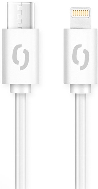 Kábel Aligator Power USB-C/Lightning, 30W, 3A, 1,5m - biely