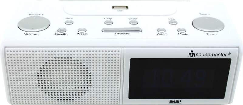Rádiobudík Soundmaster UR8350WE biely