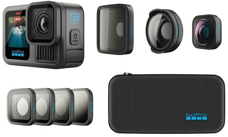 Outdoorová kamera GoPro HERO13 Black HB-Lens Series Bundle Outdoorová kamera GoPro HERO13 Black HB-Lens Series Bundle