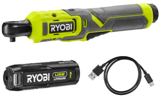 Račňa akumulátorová Ryobi 4V USB Lithium RR14W4-120G (s batériou)