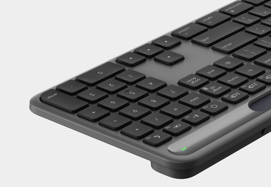 Klávesnica Logitech Signature Slim Solar+, US sivá Klávesnica Logitech Signature Slim Solar+, US sivá