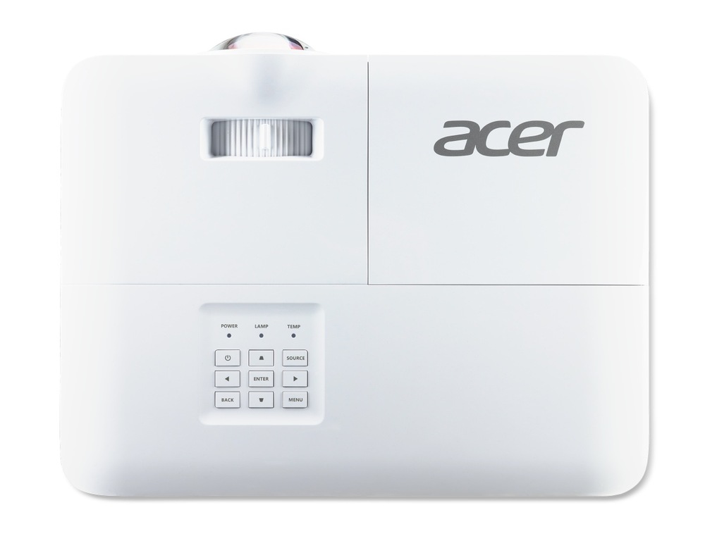 Projektor Acer S1287n biely Integrované kvalitné reproduktory poskytujú čistý a bohatý zvuk