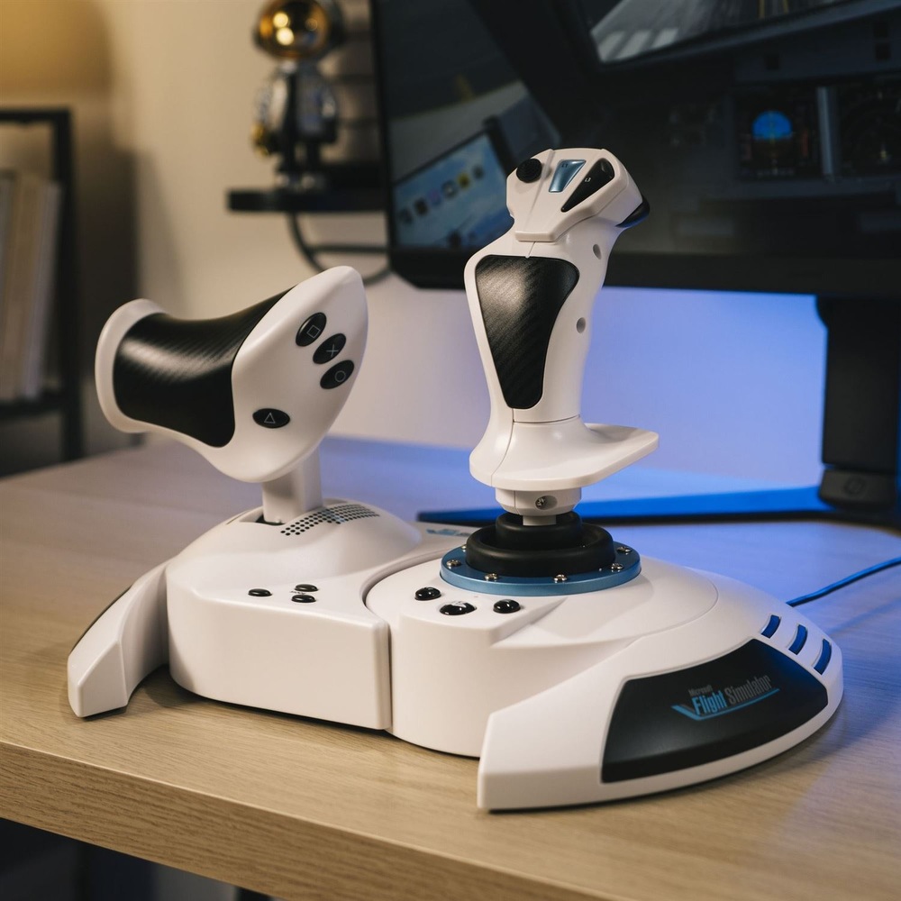 Joystick Thrustmaster T-FLIGHT HOTAS 5 MSFS edition biely Thrustmaster T-FLIGHT HOTAS 5 MSFS edition je priamo navrhnutý pre Microsoft Flight Simulator 2024″ width=