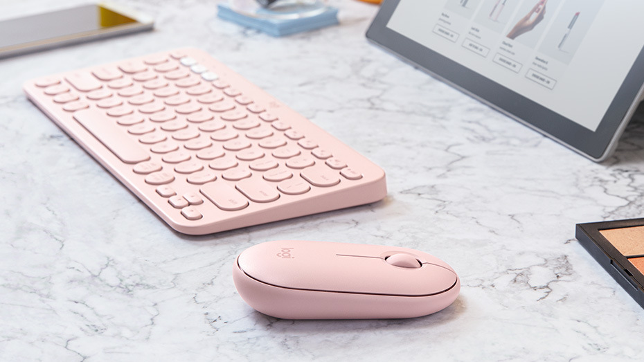 Myš Logitech Pebble M350 ružová