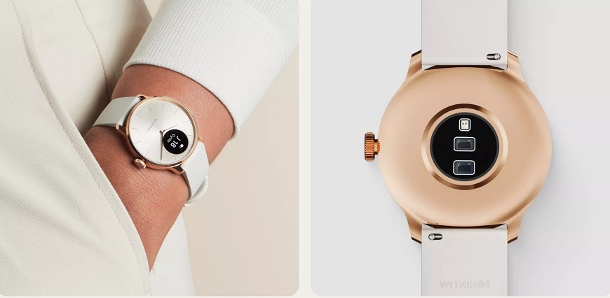 Inteligentné hodinky Withings Scanwatch Light 37 mm biele Inteligentné hodinky Withings Scanwatch Light 37 mm biele
