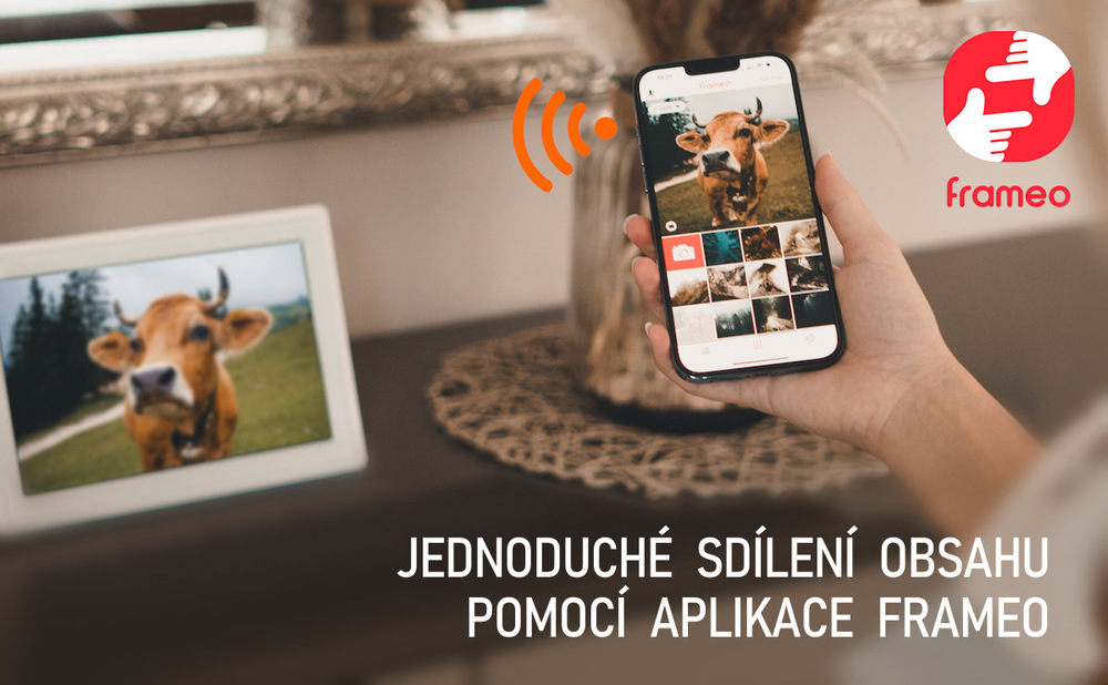Elektronický fotorámček Rollei Smart Frame WiFi 100 čierny Elektronický fotorámček Rollei Smart Frame WiFi 100 čierny