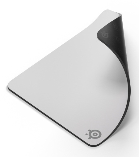 Podložka pod myš SteelSeries QcK Heavy vo veľkosti L a bielej farbe