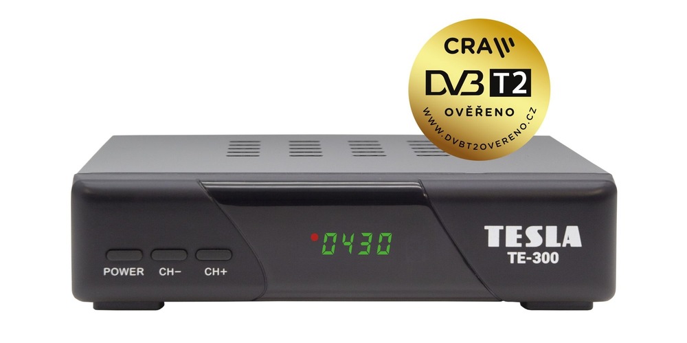 Set-top box Tesla TE-300 čierny