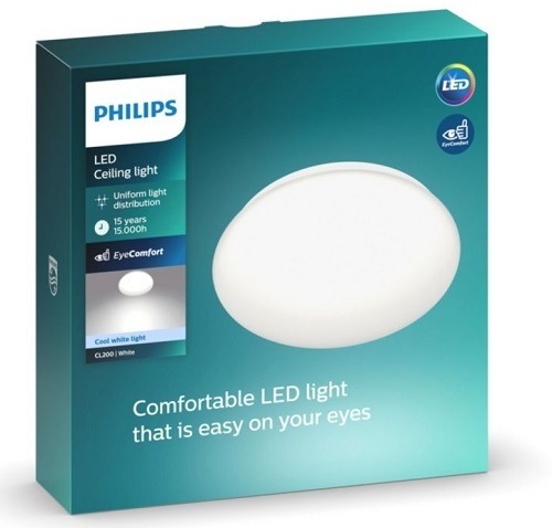 LED stropné svietidlo Philips CL200, 10W, neutrálna biela, 25 cm biele PHI8718699681111_02