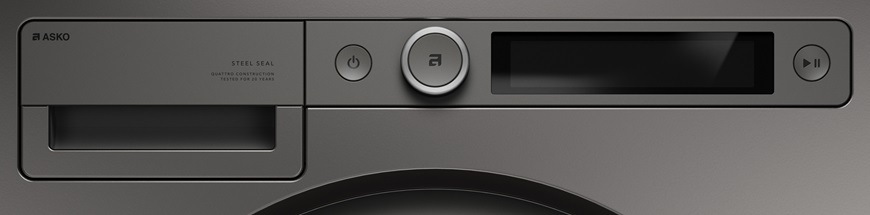Práčka ASKO W5096RT, titanium, panel